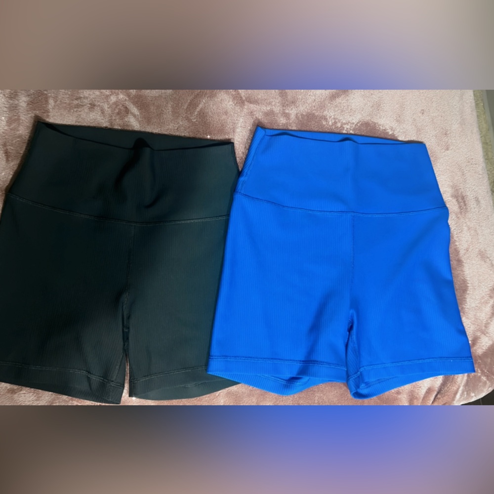 Shorts black n blue